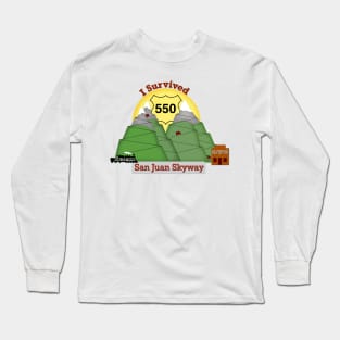 I Survived HWY 550 Durango to Silverton Long Sleeve T-Shirt